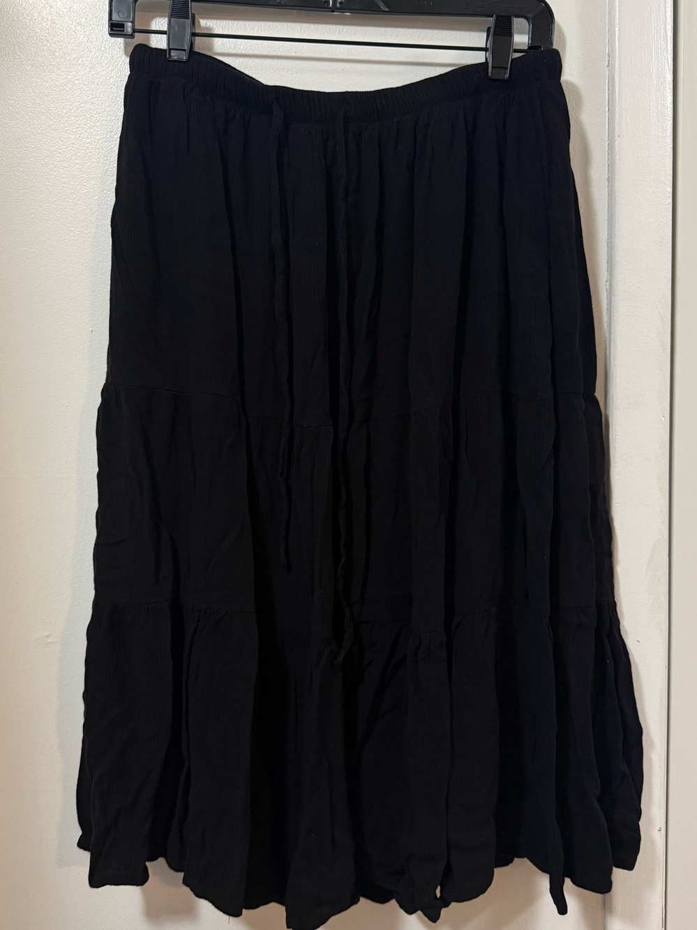 Black Tiered Skirt
